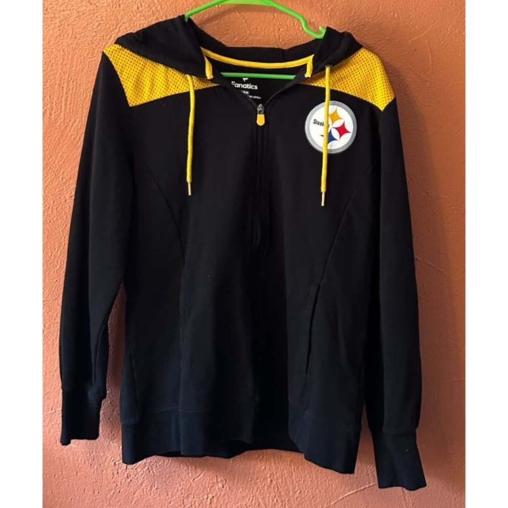 Pittsburgh Steelers Fanatics Women's M Steelers Football Hoodie Black Sweatshirt